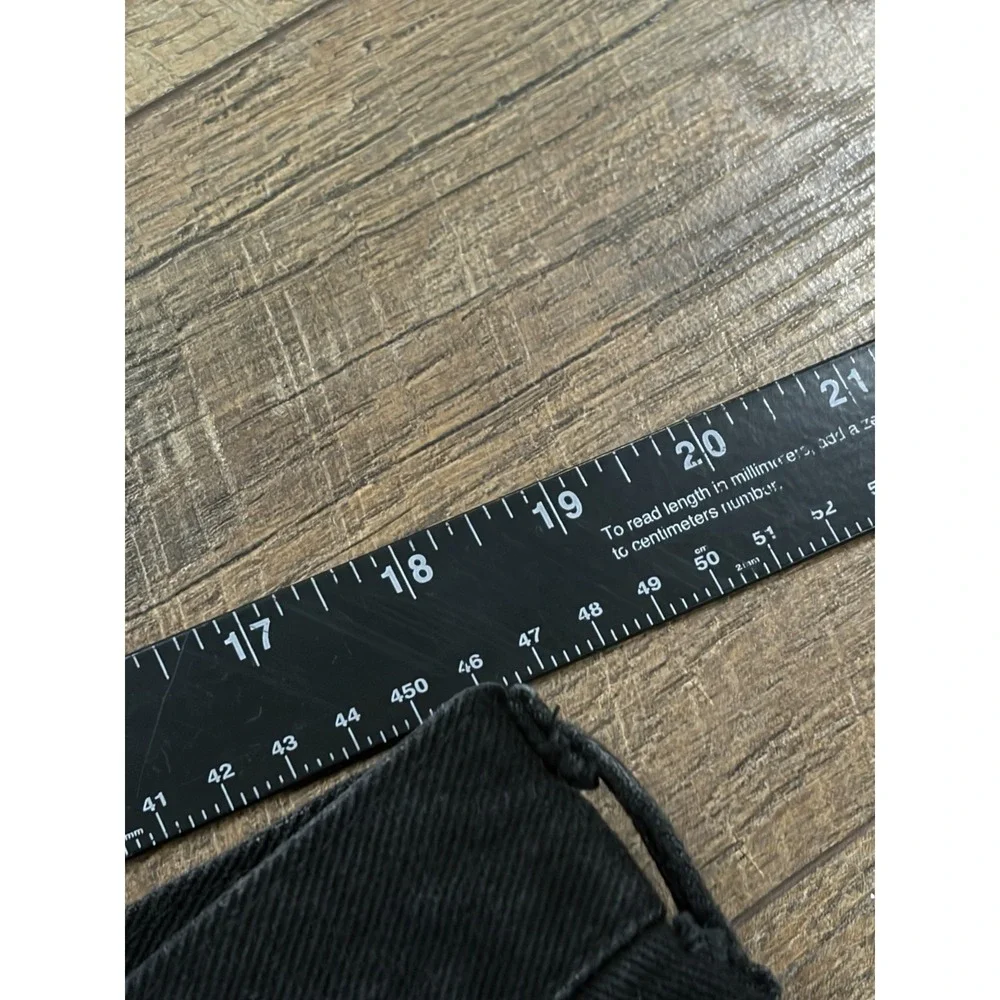 Vintage 90s Lee Riders Jeans 36x29.5 Union Made In USA Black Denim Straight Fit